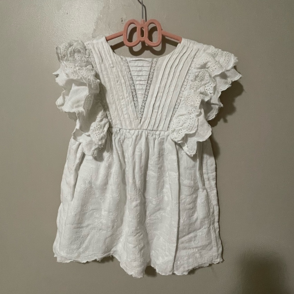 - Zara white dress